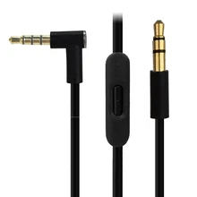 3 5mm Replacement Audio Cable with Mic 3 5mm to 3 5mm Male copper core wire earphone cable cord For Beats By Dr Dre Headphones