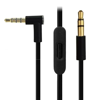 

3.5mm Replacement Audio Cable with Mic 3.5mm to 3.5mm Male copper core wire earphone cable cord For Beats By Dr Dre Headphones