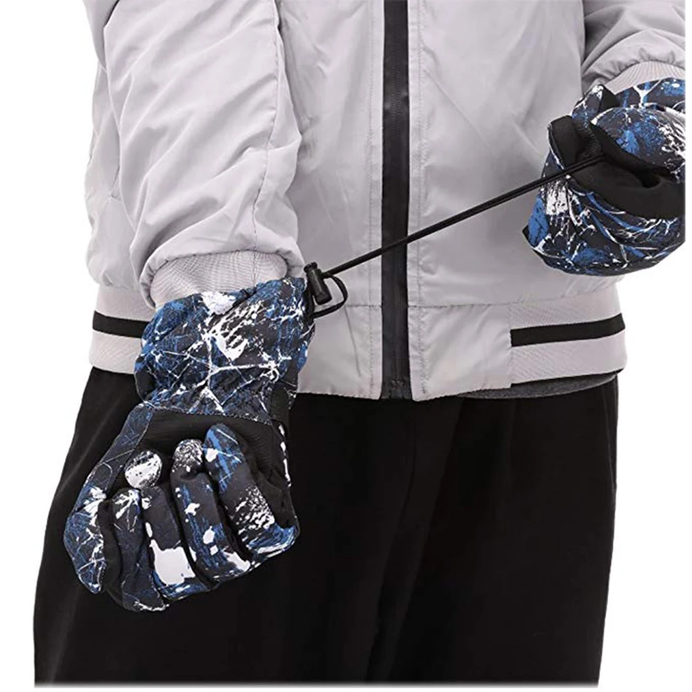 Waterproof Winter Warm Gloves Men Winter Ski Gloves Adult Windproof and Waterproof Outdoor Hiking Ski Gloves for Men and Women