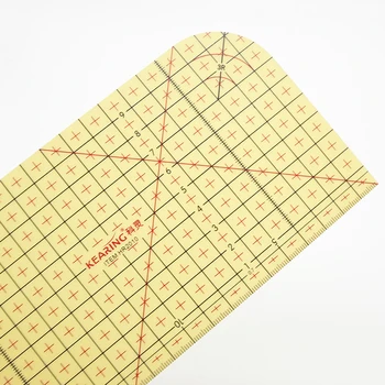

Resin Sewing Rule Ruler No Fear of Dry Iron or Steam to Fold Measure Pressing Hem 20cmx10cm