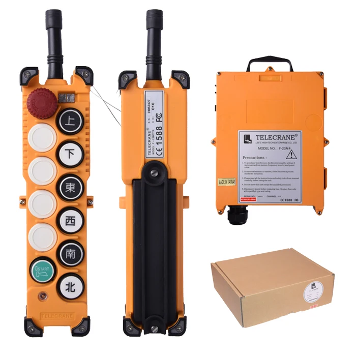 US $562.50 F23C Hydraulic Wireless 6 Button Radio Remote Control Rc Transmitter Receiver