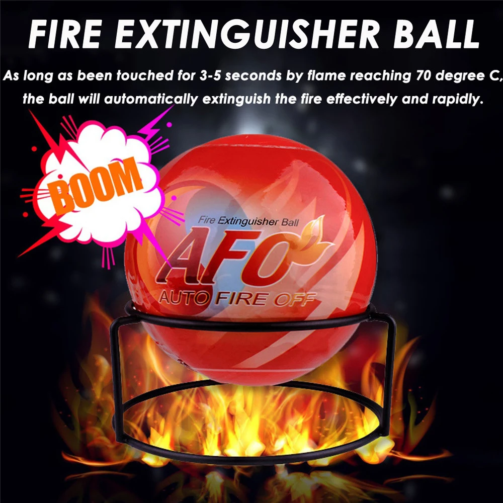 Fire Extinguisher Ball 0.5KG Automatic Dry Powder Car House Suppression Device With Mount Bracket fire extinguisher ball