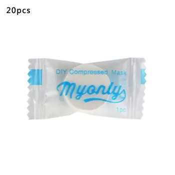 

1 Bag Disposable Compression Towel Cotton Face Towel Female Travel Thick Portable Cleansing Towel Small Square