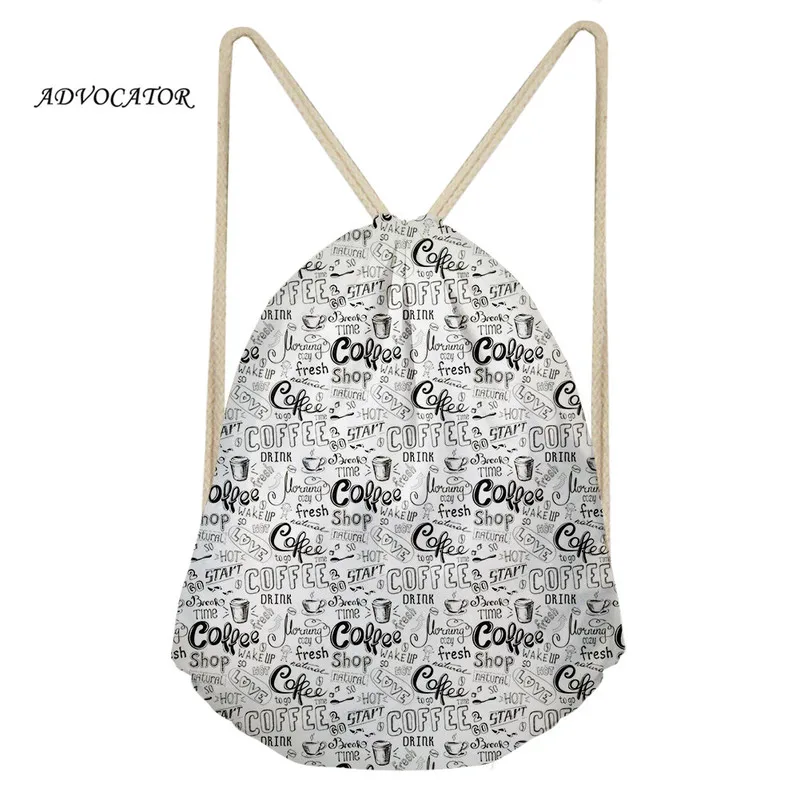 

British Style 3D Design Sack Drawstring Backpack Women's String Pouches Shoes Bag for Custom Logo Mochilas Saco Cordon