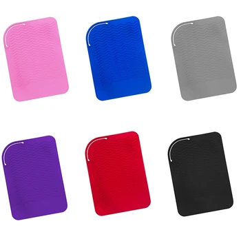 

Silicone Heat Resistant Travel Mat, Anti-Heat Pad for Hair Straighteners, Curling Irons, Flat Irons and Other Hot Styling Tools