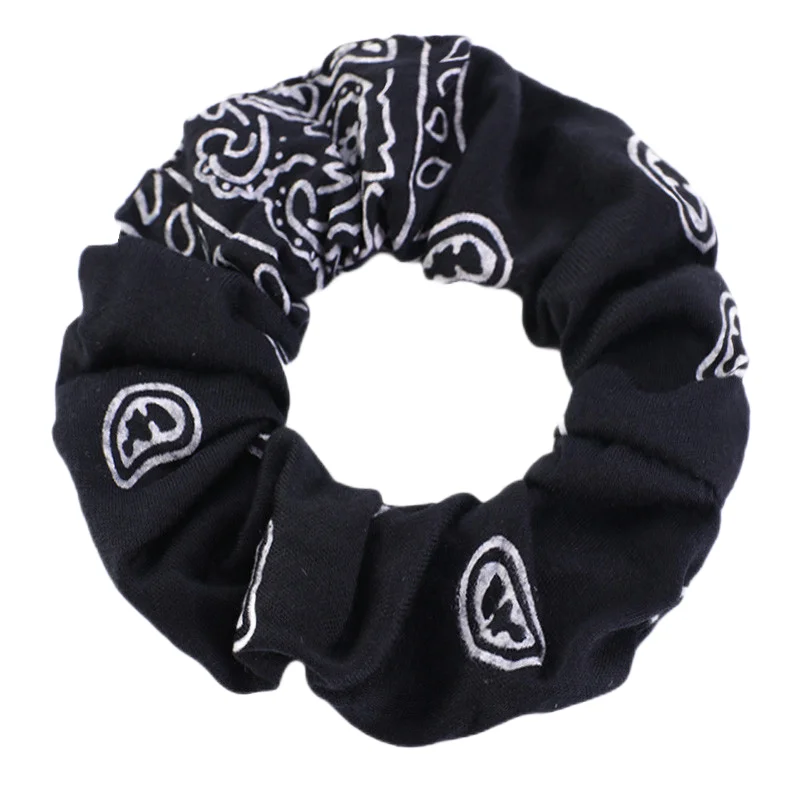 Soft Hair Scrunchies Cotton Elastic Hair Band Women Girls Ponytail Holder Accessories for Women