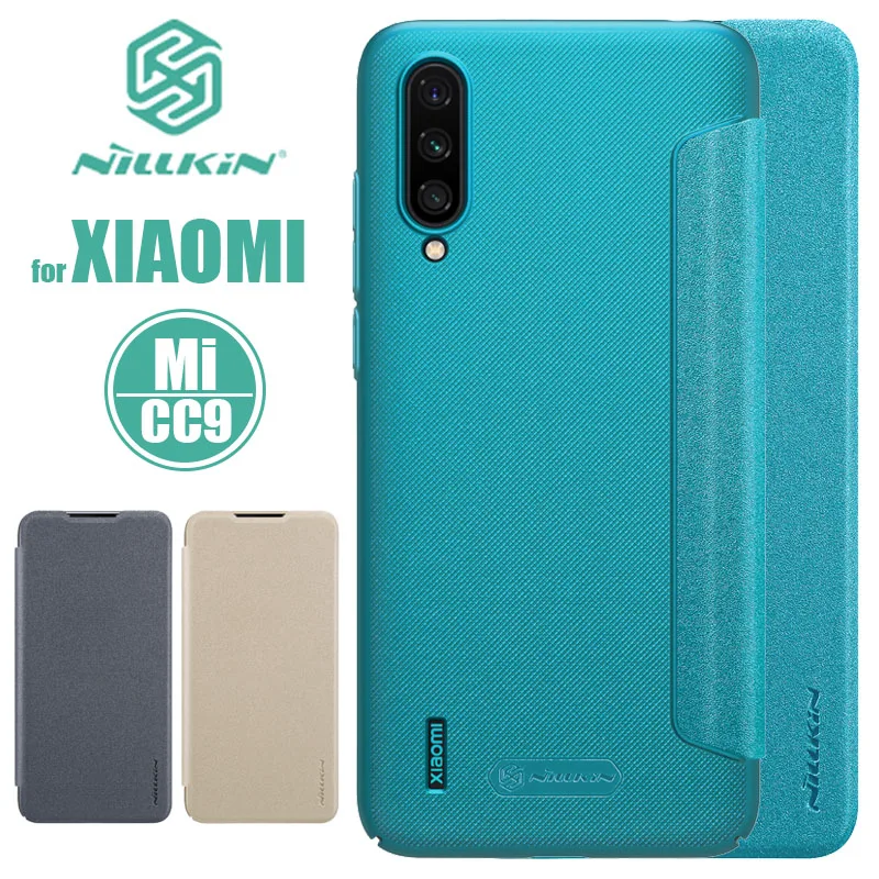 

Xiaomi Mi CC9 Case Nillkin Sparkle Luxury Flip Leather Case Matte Back Cover Ultra-Thin Capa for Xiaomi Mi CC9 Nilkin Phone Case