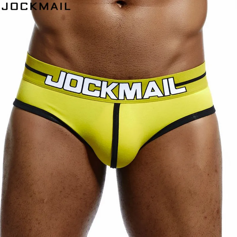 Трусы брифы JOCKMAIL мужские с мешочком для пениса Брендовое нижнее белье хлопковая
