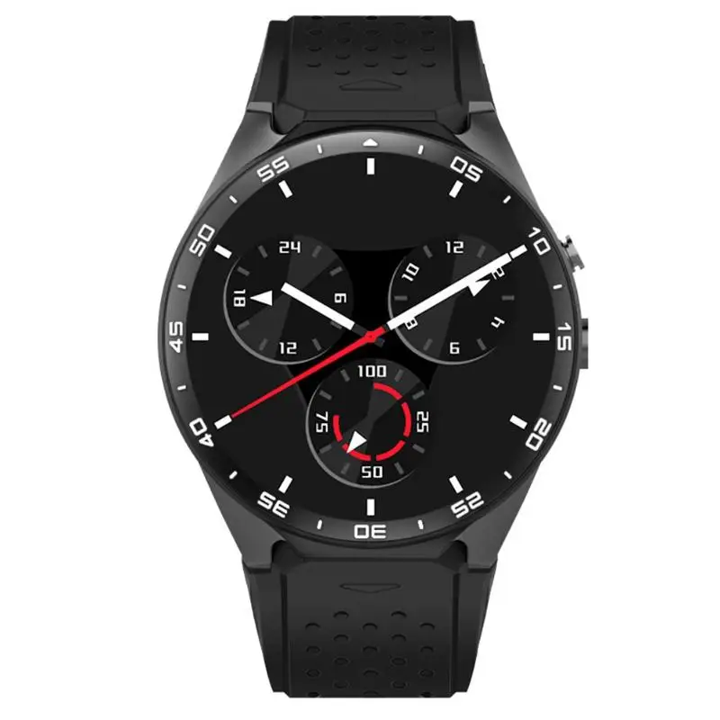 

JSBP KW88 MTK6580 Watch Lightweight 512MB 4GB 3G GPS Aluminum Alloy Oxidation Android 5.1 Watch Quad-Core WiFi Smartwatch