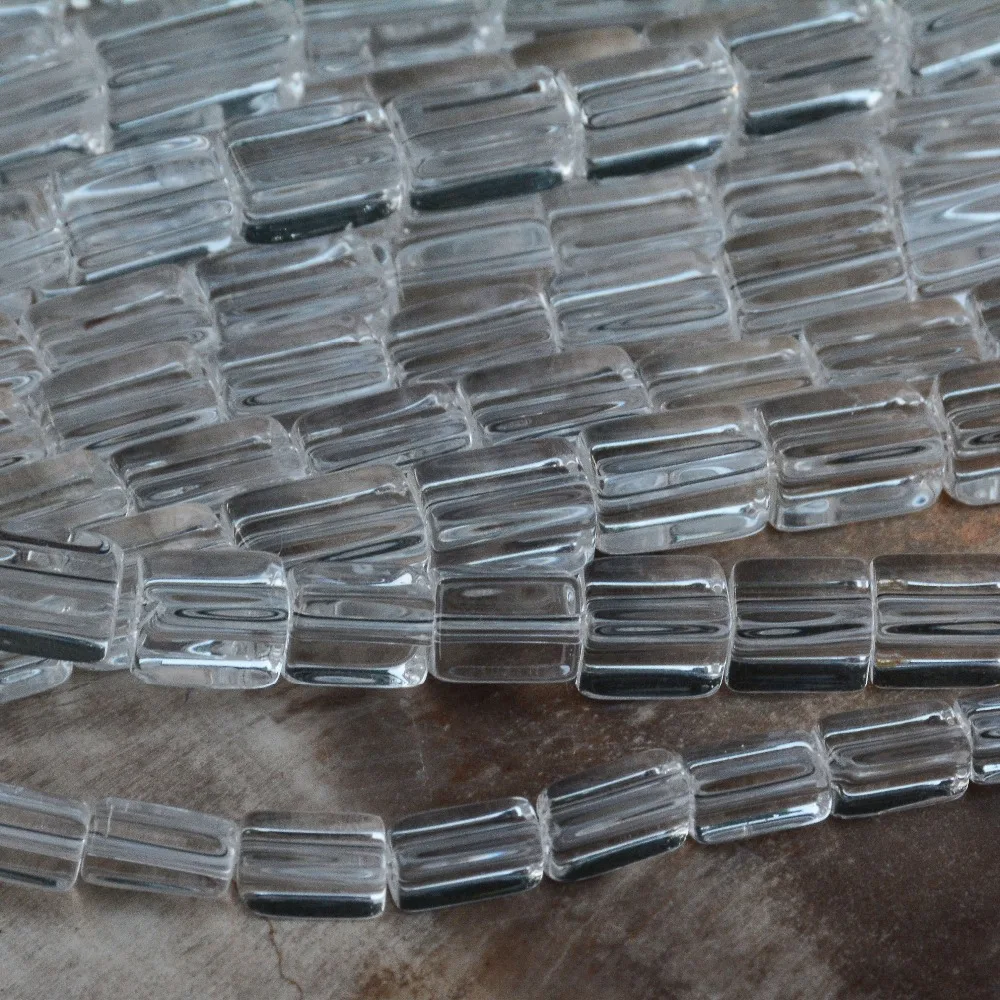 Распродажа-бусины с прозрачным кристаллом квадратной формы 4x8 мм, 6x8 мм, 6x10 мм