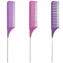 Peines antiestáticos para peluquería, peine multifuncional para desenredar el pelo, maquillaje, barbero, juego de herramientas de estilismo, 3 piezas