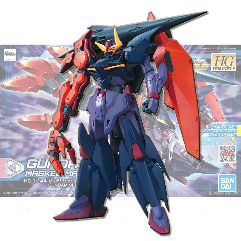 Оригинальная модель куклы Bandai HG HGBD R 1/144 Alien Gundam Zelzam в сборе|Игровые фигурки и
