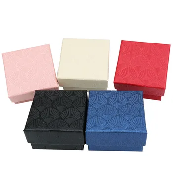

Square Jewellry Packaging Exquisite Small Jewelry Necklaces Bracelets Earrings Box Paper Custom Ring Gift Boxes For Wedding