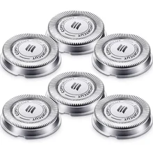 6 Packs SH30 Replacement Head Shaver Replacement Heads Compatible for Electric Shaver Series 1000, 2000, 3000 Fashion