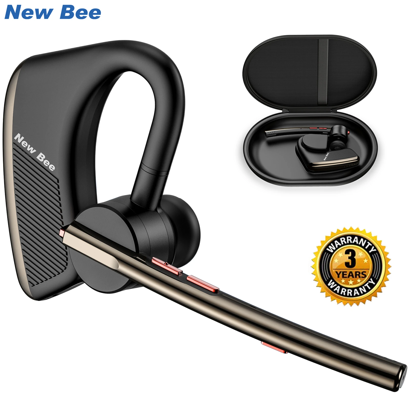 New Bee M50 Earphones Bluetooth 5.2 Headset Wireless Headphones with Dual  Mic Earpiece CVC8.0 Noise Cancelling Hands free|Bluetooth Earphones &  Headphones| - AliExpress