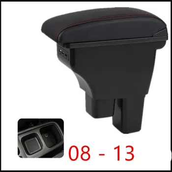 

Centre Console Storage Box Armrest For Honda Fit Jazz 2008-2013 Arm Rest Rotatable 2009 2010 2011 2012