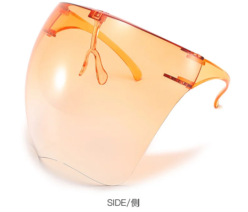 big frame sunglasses Super Big One Piece Face Mask For Women And Men New Fashion Unique Oversized Party Eyewear Female Sexy Cool Gradient Sun Glasses rectangle sunglasses