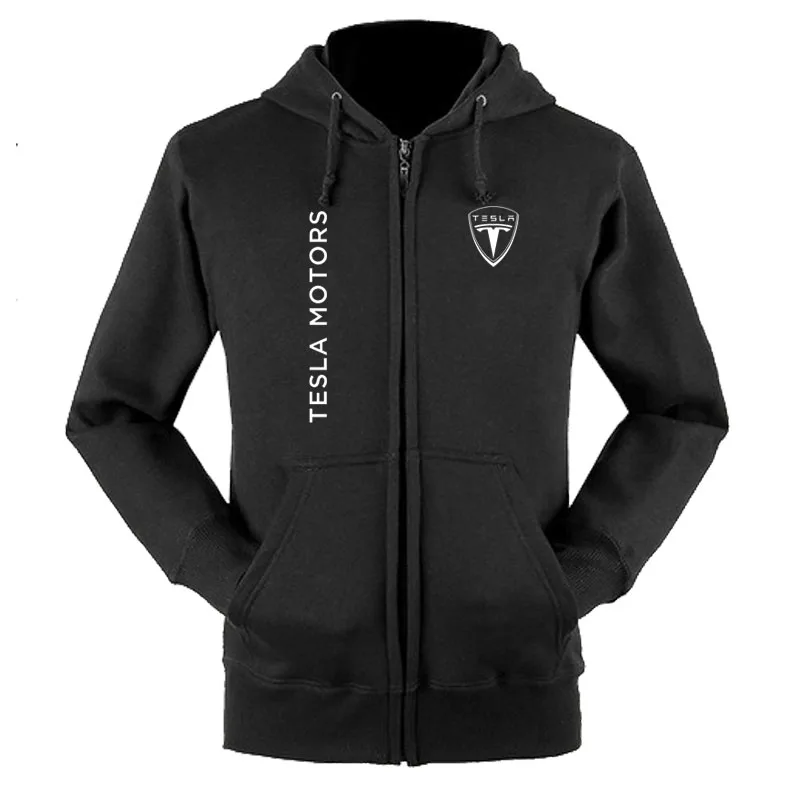Tesla zip up hoodie Outlet
