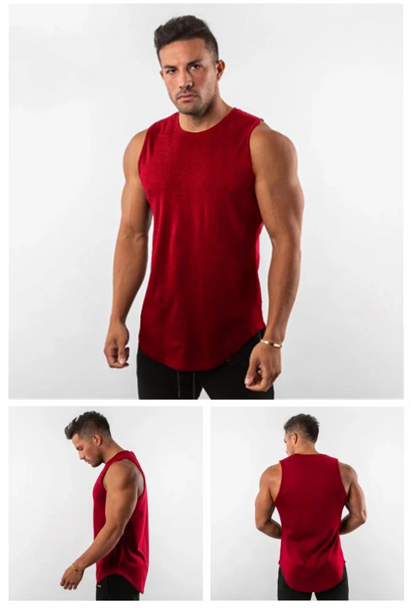 Fitness, Casual, musculação, musculação, esporte, sem mangas, colete seco rápido