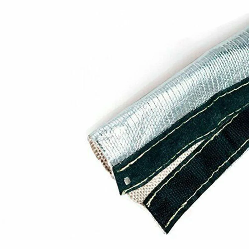 dropshipping 1M Insulation Metal Heat Shield Sleeve Wire Hose Protection Cover OE88