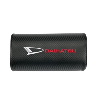 

1pcs car neck pillows both side pu leather single headrest case for Daihatsu Terios Sirion Mira Materia Rocky YRV Feroza Charade