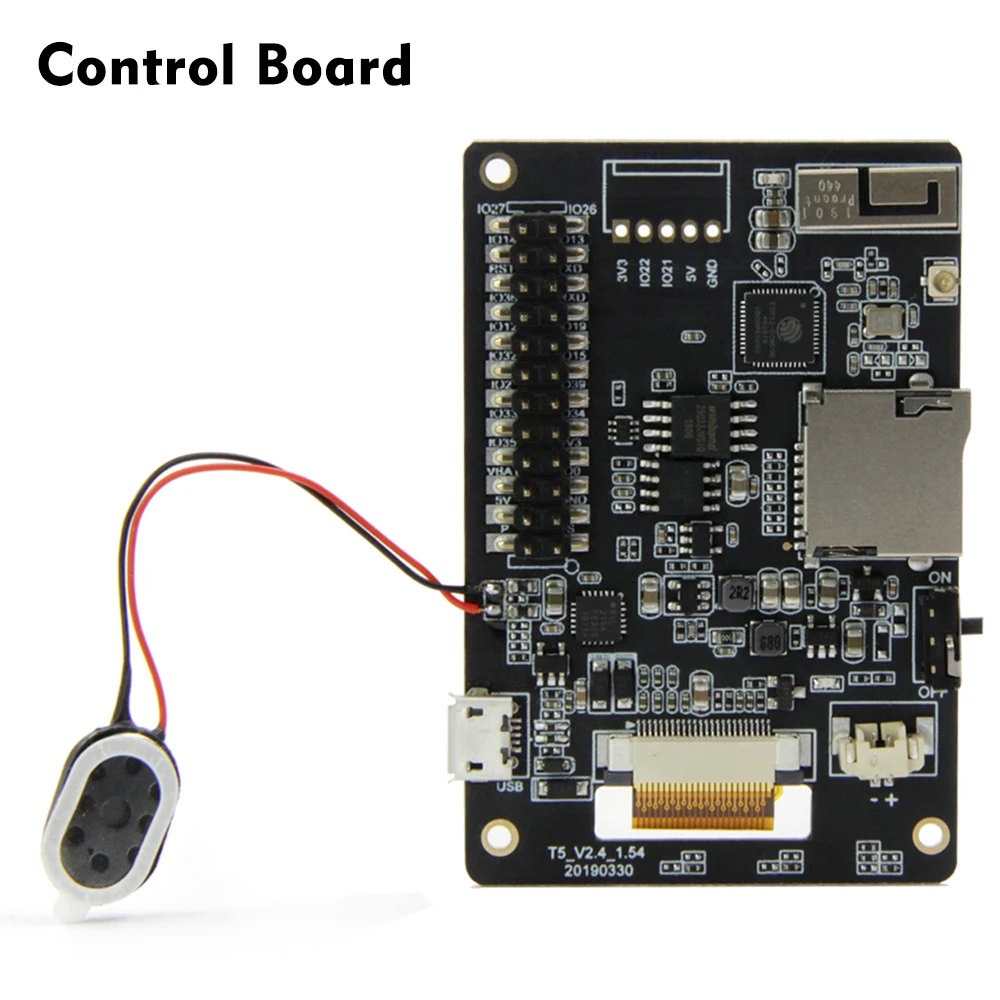 Control Board LILYGO®TTGO T5 V2.4 Wi-Fi и Bluetooth основе ESP-32 Esp32 1,54/2,13/2,9 EPaper динамик - Цвет: Control Board