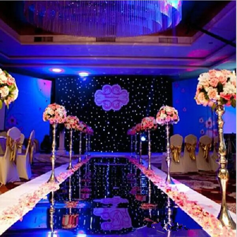 Зеркальный ковер шириной 1 м, блестящий серебристый зеркальный ковер, дорожка для романтических свадебных церемоний, вечерние украшения