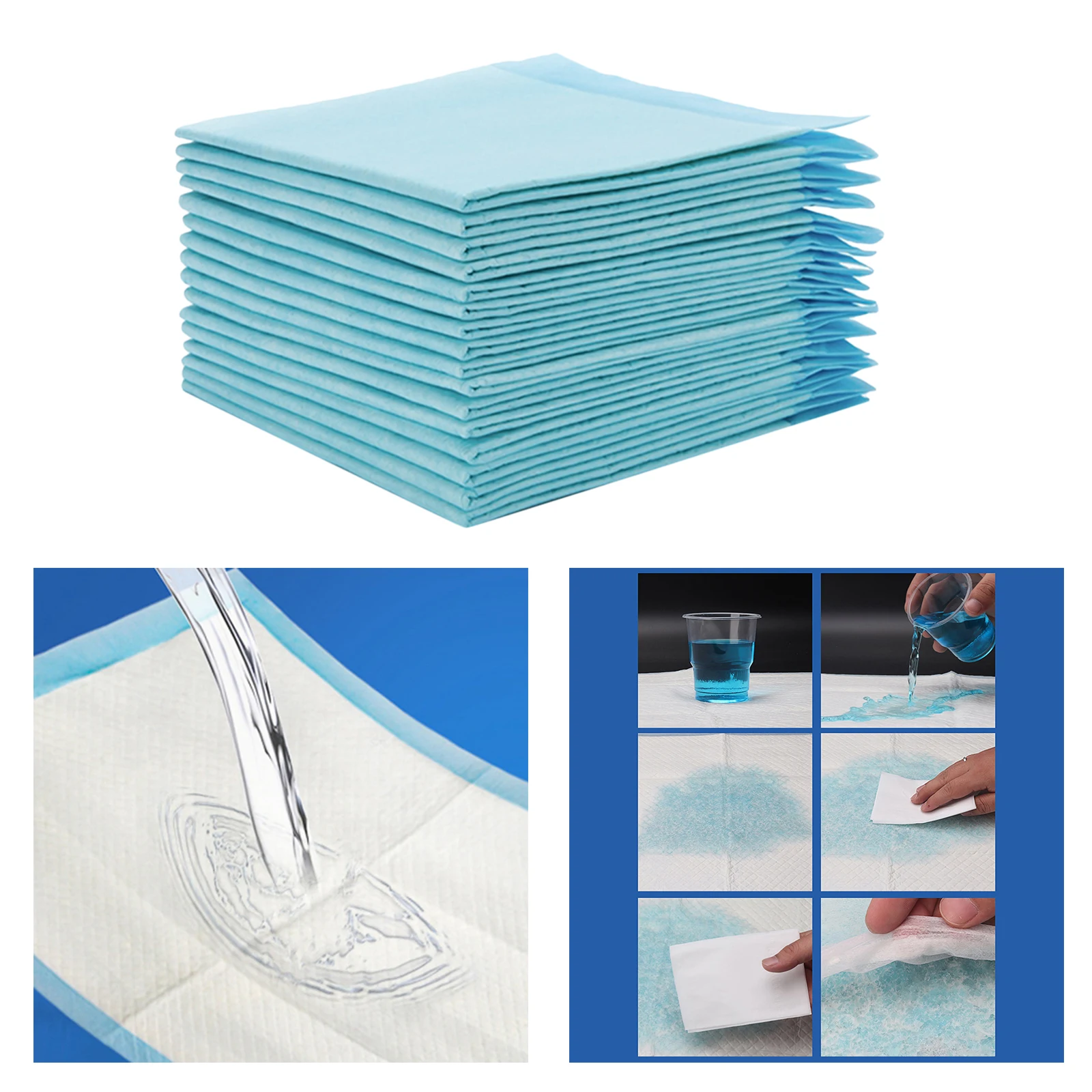15pcs /pack Disposable Postpartum Underpads Maximum Absorbency Large for Women Adult Diapers Menstrual Underwear