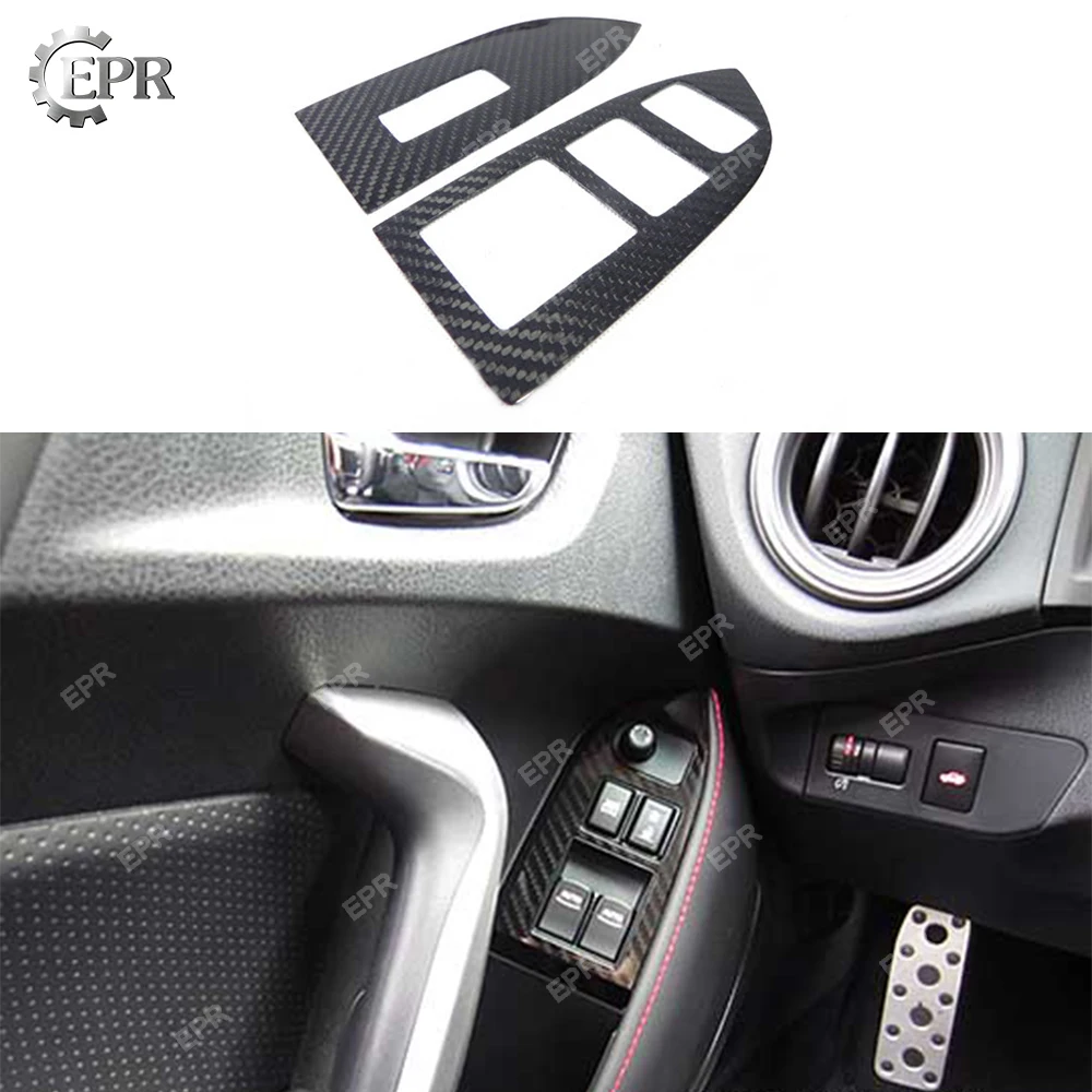 

Carbon Interior Trim For BRZ FT86 GT86 Carbon Fiber Window Switch (RHD) Body Kit Tuning For FT86 BRZ Racing