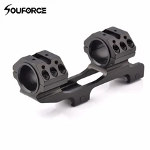 США 30 мм/" двойное кольцо консольный Прицел Рейку 20 мм Пикатинни Вивер Quick Release для охоты аксессуар