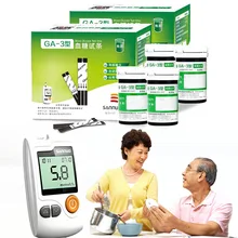 Глюкометр в крови и тест-полоски и Ланцеты Glm медицинский измеритель уровня сахара в крови глюкометр тест на диабет er тест-бумага глюкоза в крови