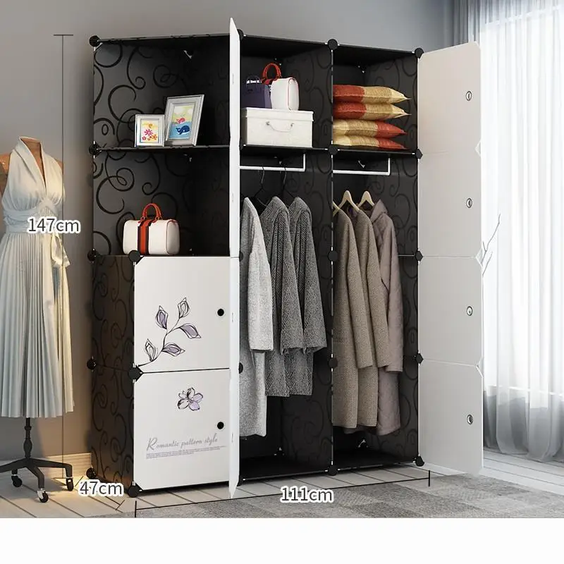 Almacenamiento Meble Armario De Armazenamento Moveis Para Casa Garderobe Closet Guarda Roupa мебель для спальни Mueble гардероб - Цвет: MODEL H