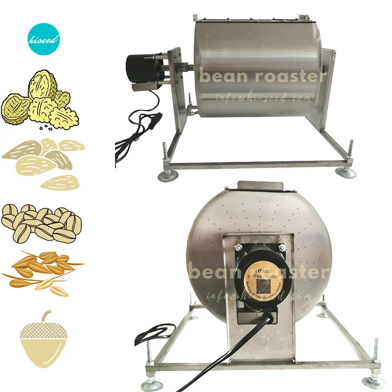 

HD 8L Home And Store Use Automatic Coffee Bean, Nuts, Seesame, Corn, Peanut Roaster Machine