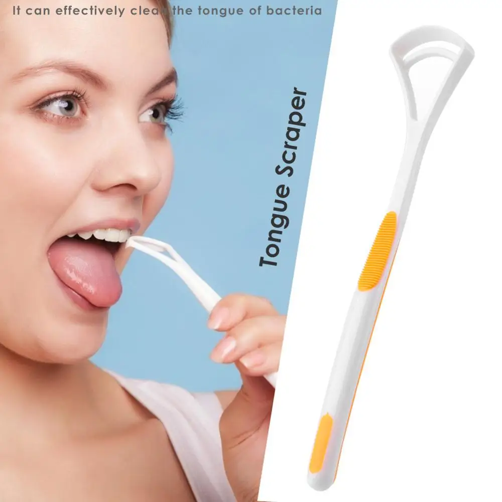 

1/2pcs Tongue Brush Tongue Scraper Cleaner Dental Oral Care Tongue Cleaning Tool
