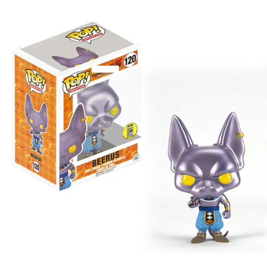 Детские виниловые фигурки FUNKO Pop Dragon Ball Super коллекция кукол игрушки Saiyan Goku Vegeta |