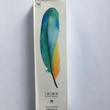 B3-цветные перьевые бумажные закладки diy(1 упаковка = 30 штук