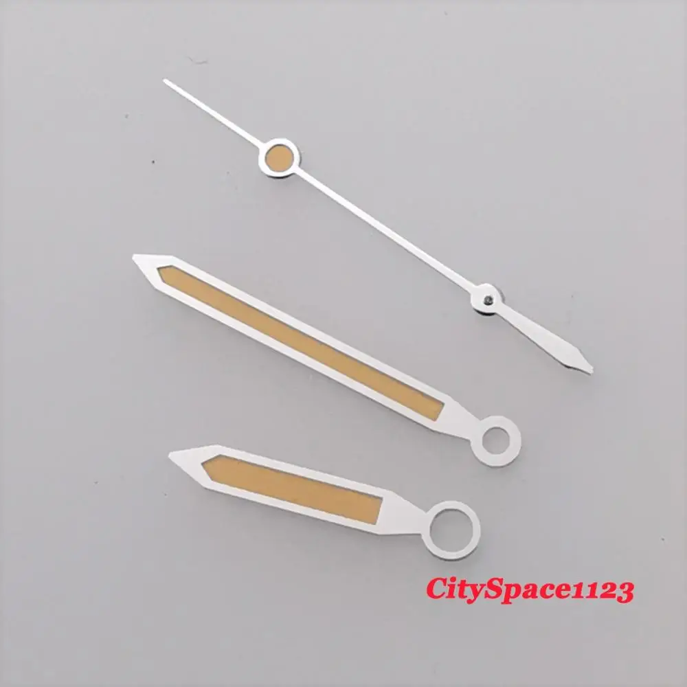 Новые оранжевые Светящиеся стрелки часов подходят для Miyota 8205 8215 ST1612 mingzhu