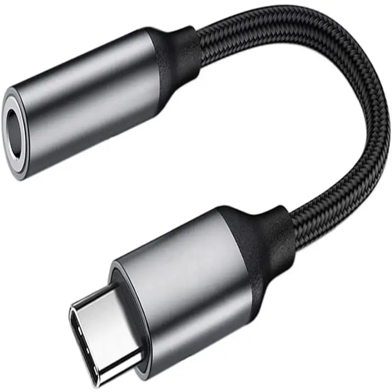 

Eanetf USB C to 3.5mm Audio Adapter Type C Female Headphone Jack Adapter Hi-Res DAC Cable for Samsung S21 Note 20 Ultra S20 FE S