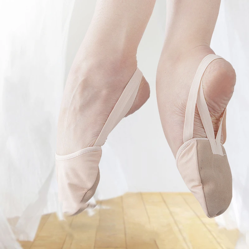 Half Length Rhythmic Gymnastics Shoes Soft Socks Ballroom Art Gym Accessories Gimnasia Elastic Dance Shoes Gymnastics Equipment gymnastics dance shoes gymnastics dance accessories