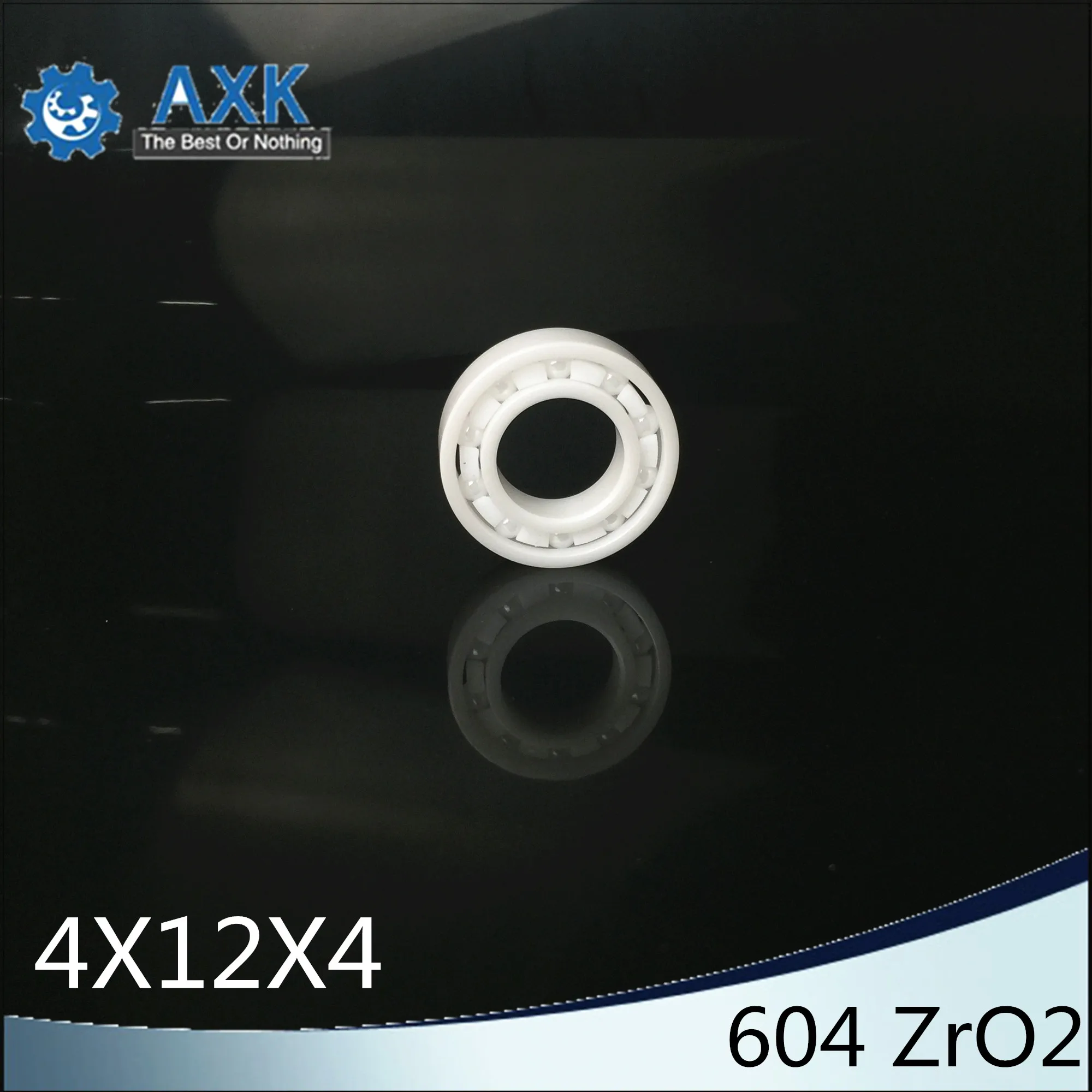 604 Full Ceramic Bearing ( 1 PC ) 4*12*4 mm ZrO2 Material 604CE All Zirconia Ceramic Ball Bearings