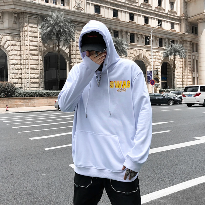 Осенние толстовки с принтом Swag хлопковые махровые толстовки в стиле хип-хоп Tyga Sudadera Hombre осенне-зимняя одежда