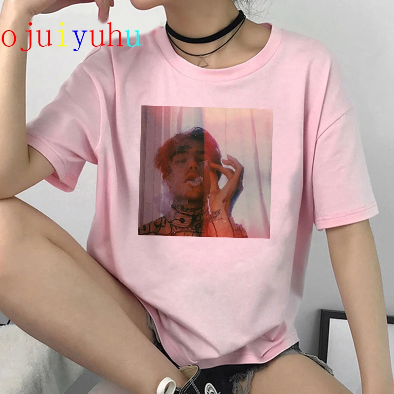 Хип хоп Lil Peep Harajuku футболки для мужчин Cry Baby модная футболка 90s Graphic Hell мальчиков Rip