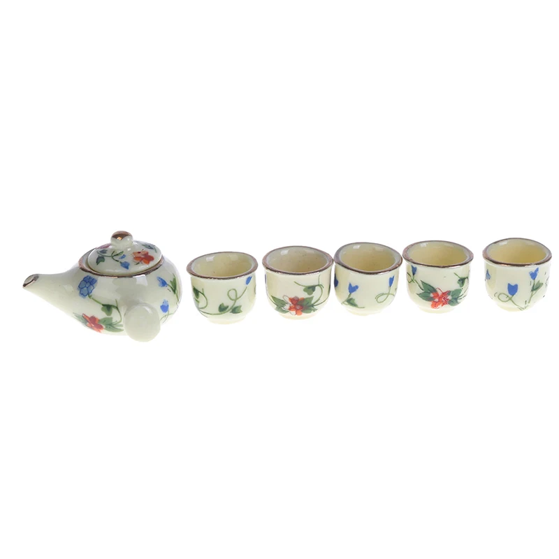 Ceramic Tea Set 1/12 Dollhouse 13