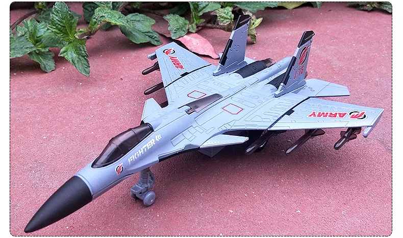 Стиль модель сплав Воин Самолет игрушка со звуком и светом аннигилаты-15 Военный Истребитель модель самолета напрямую от производителя Se
