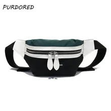 PURDORED, 1 шт., модная женская нагрудная сумка, Корейская поясная сумка для бега, поясная сумка, Повседневная нагрудная сумка через плечо, поясная сумка, сумка для телефона