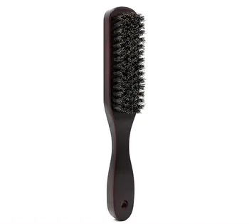 

Wood Handle Boar Bristle Cleaning Brush Hairdressing Beard Brush Anti Static Barber Hair Styling Comb Shaving Tools for Men