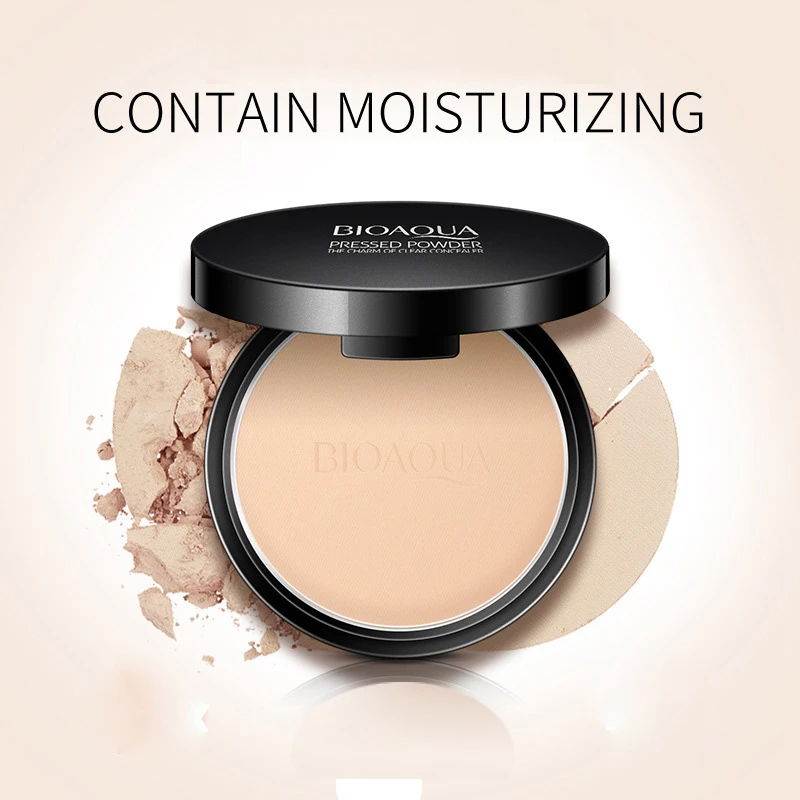 

Face Setting Pressed Powder Makeup Matte Concealer Oil-control Foundation Contour Facial Mineral Compact Powder Cosmetic T0812