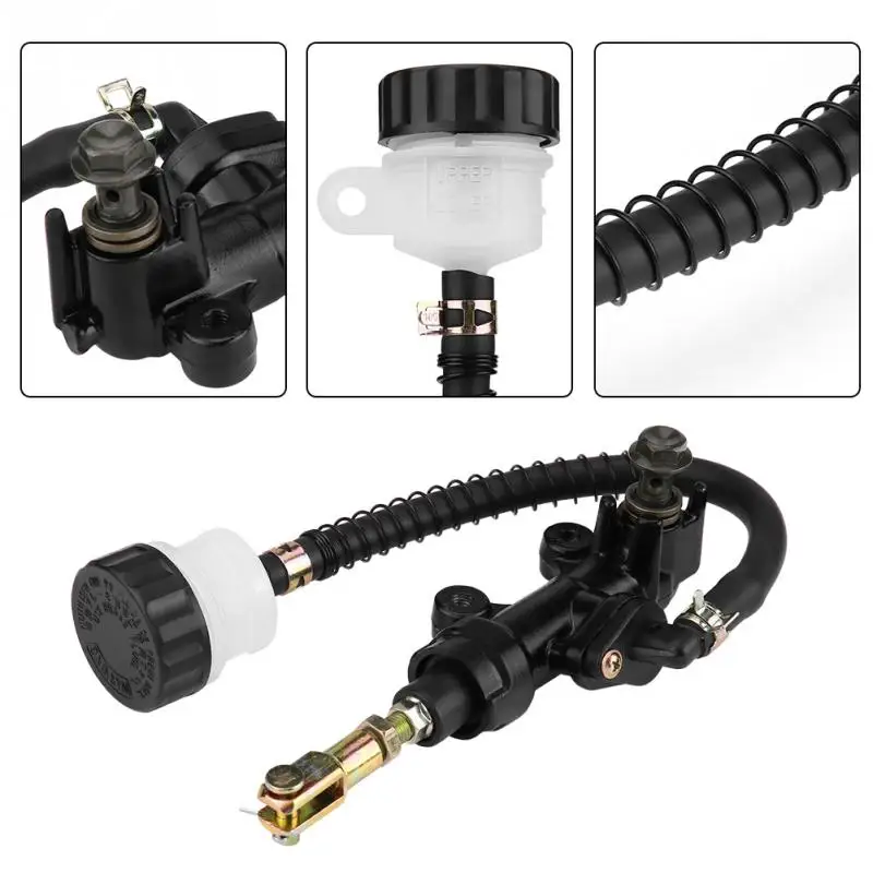Brake Master Cylinder For Suzuki GSXR 600 750 1000 1300 Motorcycle Rear Foot Brake Hydraulic Master Cylinder Pump Reservoir