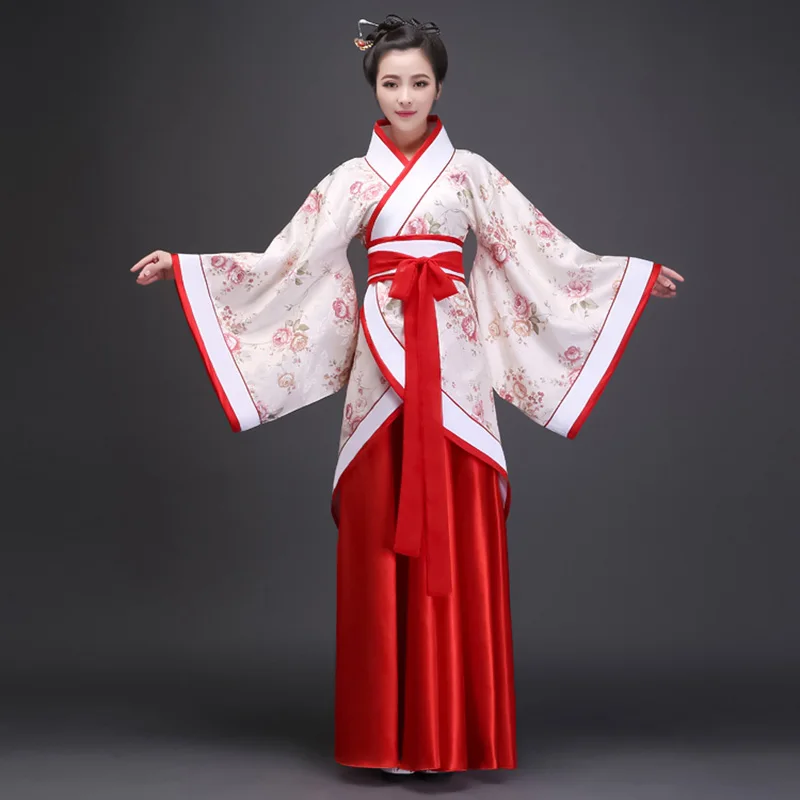 

Одежда Hanfu для взрослых для женщин, танцевальное платье для сцены, китайские традиционные костюмы Hnafu, новогодний костюм Tang, представление, Cheongsam