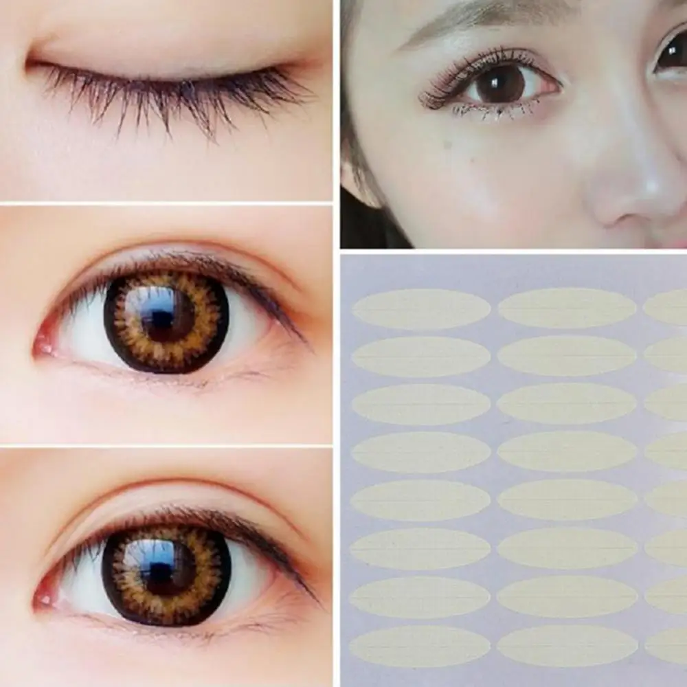 Double Eyelid Tape Invisible Double Eyelid Stickers Transparent Self Adhesive Eye Tape Ladies Eye Makeup Tools 48PCS double fold eyelid tape
